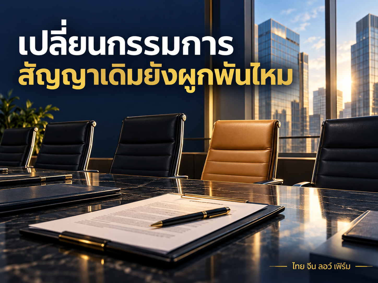 บริษัทเปลี่ยนกรรมการ สัญญาเดิมยังผูกพันไหม