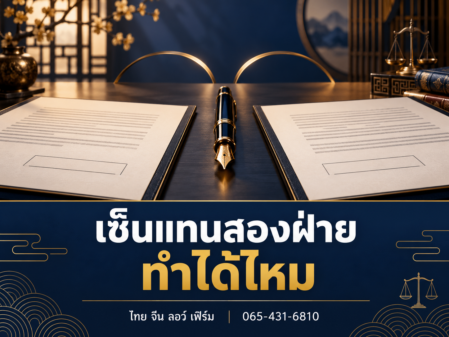 ตัวแทนเซ็นสัญญากับตัวเอง ต้องขอความยินยอมใคร