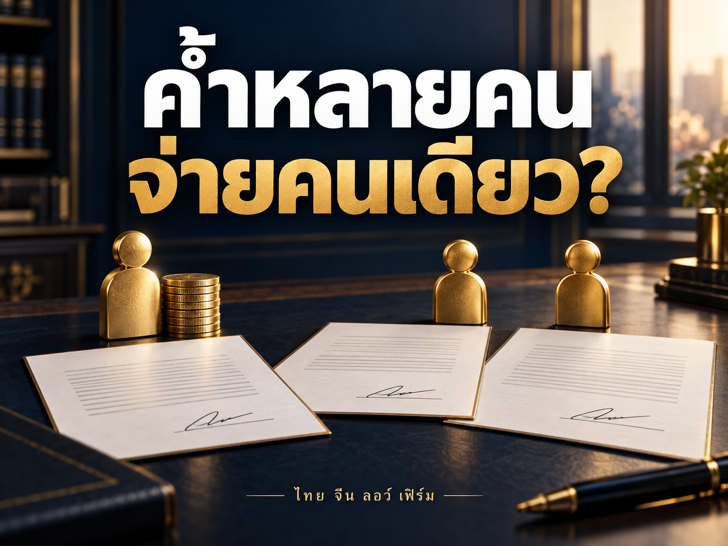 ผู้ค้ำหลายคน คนเดียวจ่ายแล้วเรียกจากผู้ค้ำอื่นได้ไหม