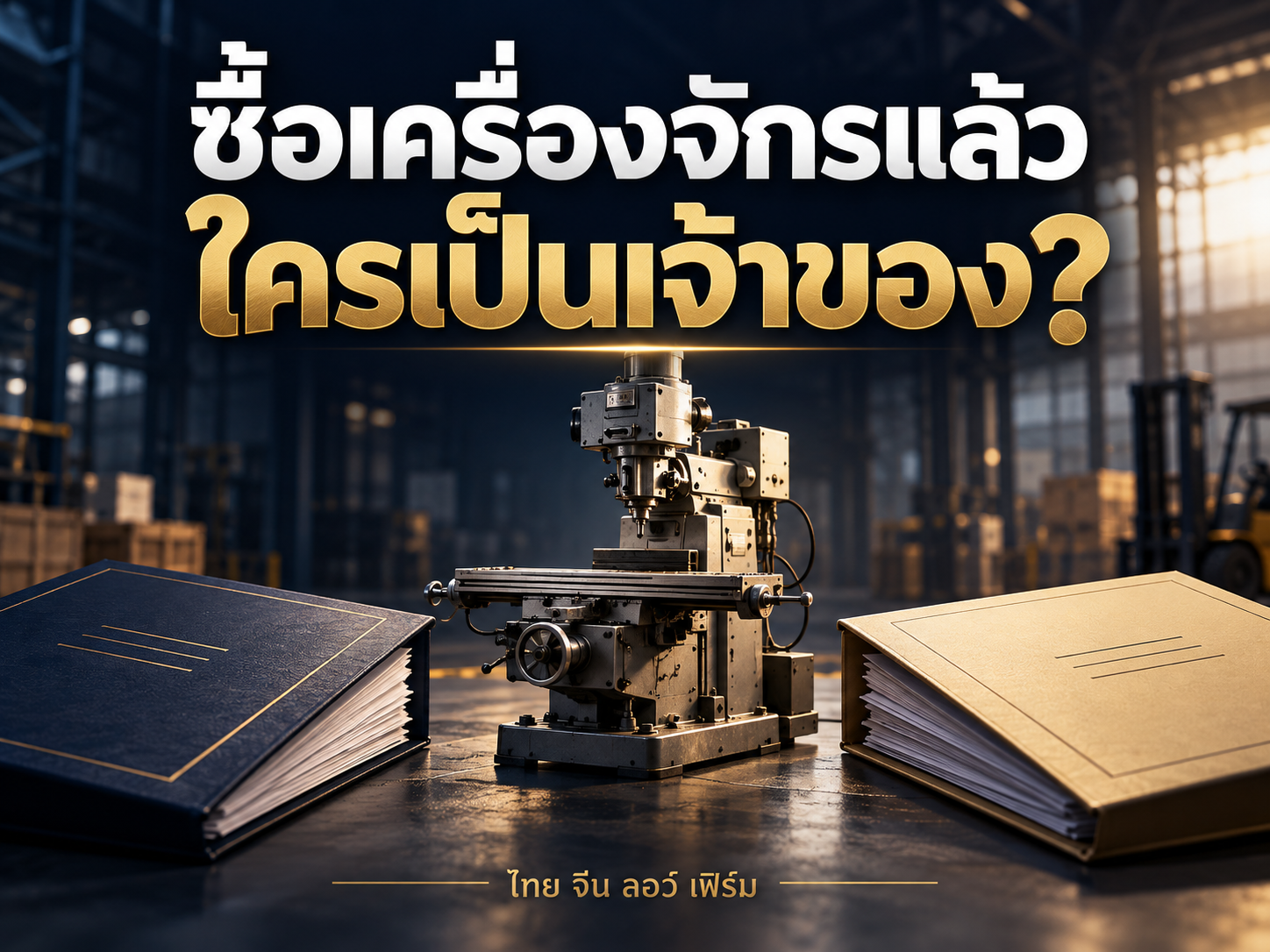 ซื้อเครื่องจักรแล้วมีคนอ้างเป็นเจ้าของ ต้องคืนไหม